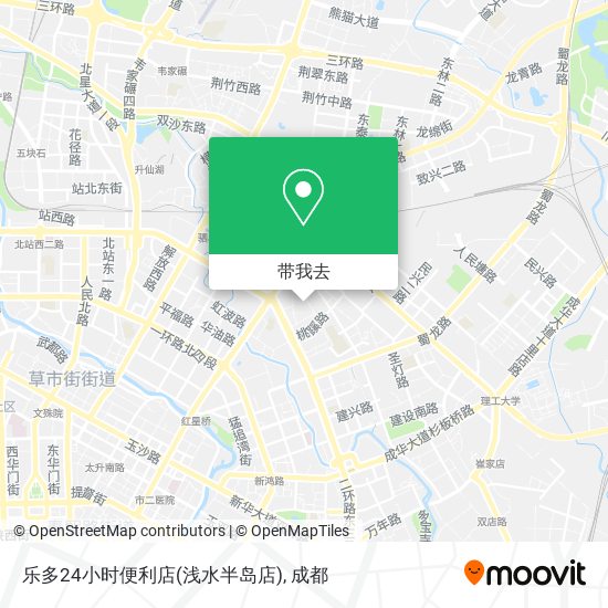 乐多24小时便利店(浅水半岛店)地图