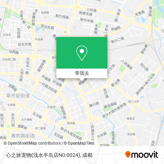 心之旅宠物(浅水半岛店NO.0024)地图