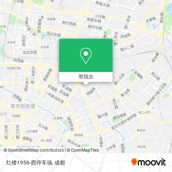 红楼1956-西停车场地图