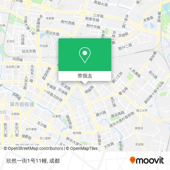 欣然一街1号11幢地图