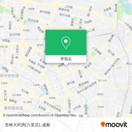 杏林大药房(八里店)地图