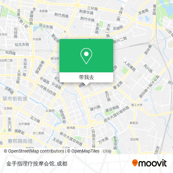 金手指理疗按摩会馆地图