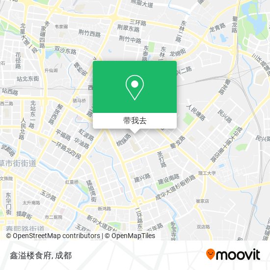 鑫溢楼食府地图