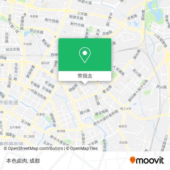本色卤肉地图