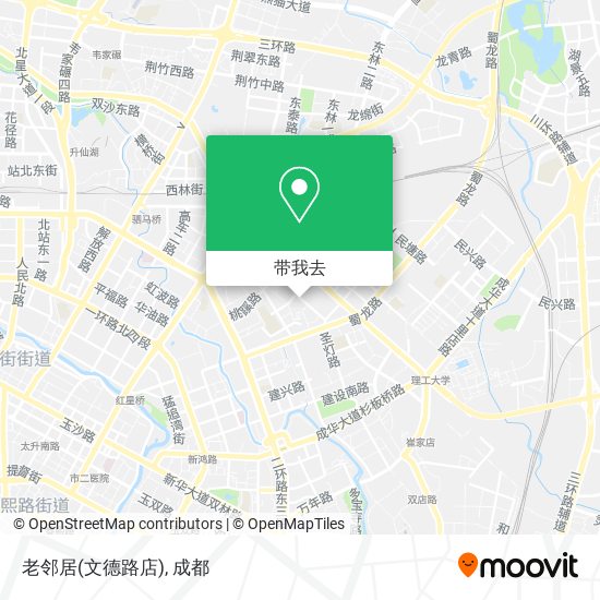 老邻居(文德路店)地图