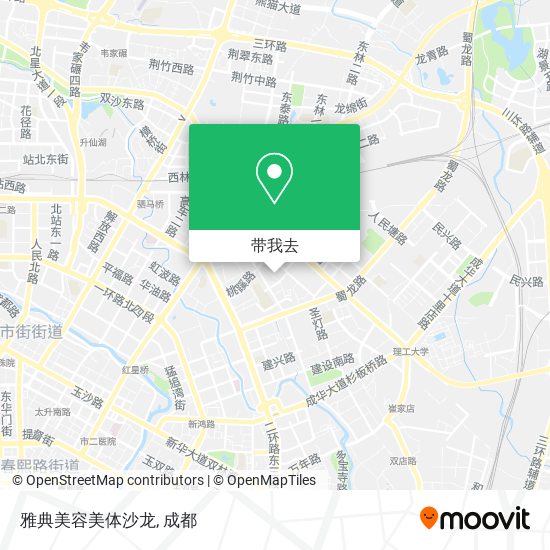 雅典美容美体沙龙地图