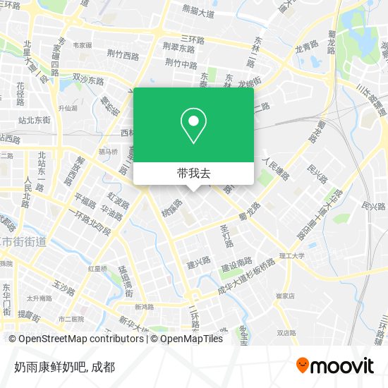 奶雨康鲜奶吧地图
