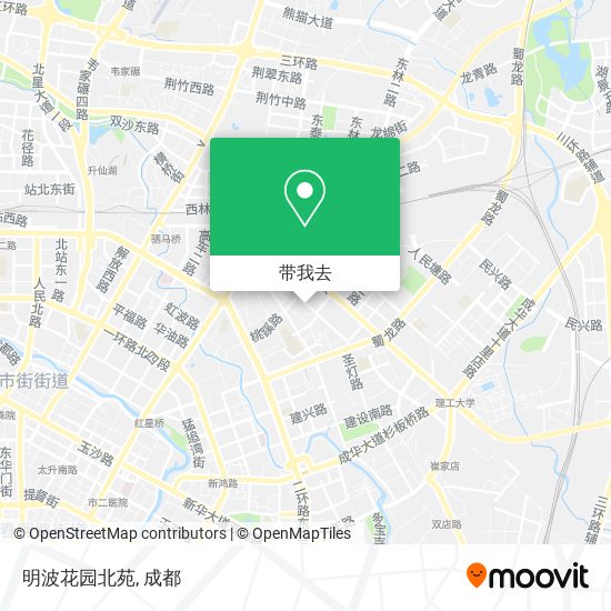 明波花园北苑地图