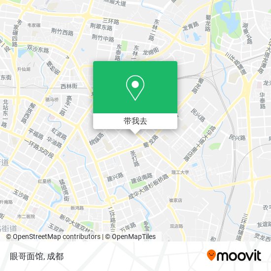 眼哥面馆地图