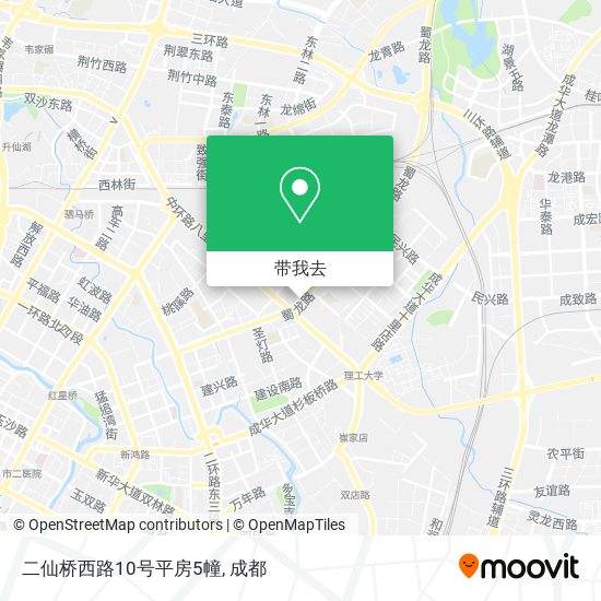 二仙桥西路10号平房5幢地图