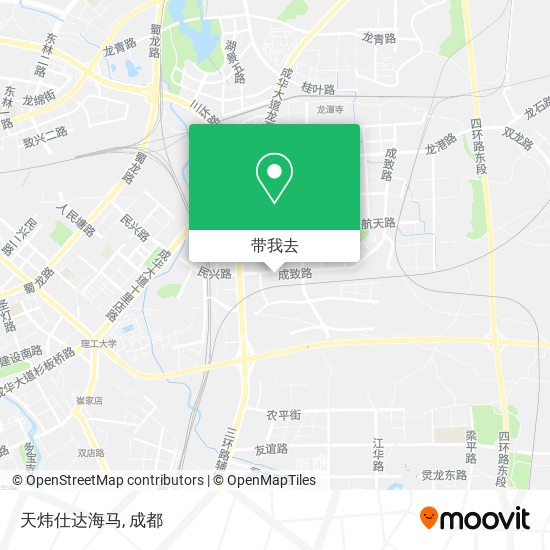 天炜仕达海马地图