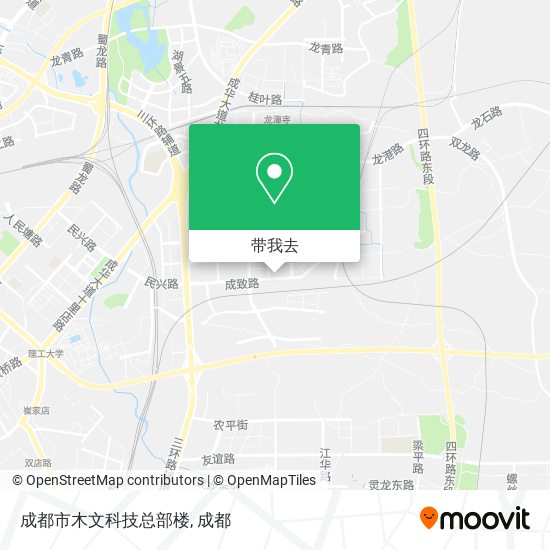 成都市木文科技总部楼地图