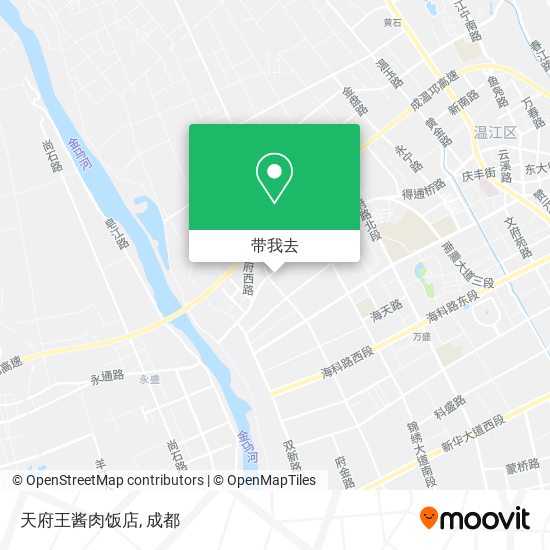 天府王酱肉饭店地图