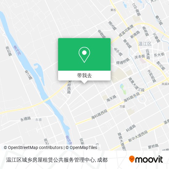 温江区城乡房屋租赁公共服务管理中心地图