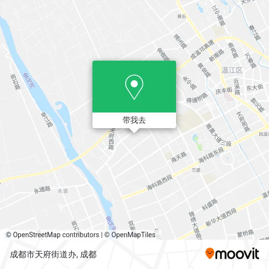 成都市天府街道办地图