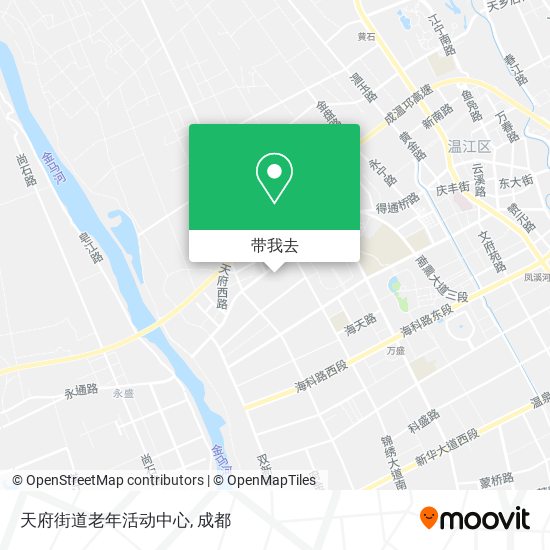 天府街道老年活动中心地图