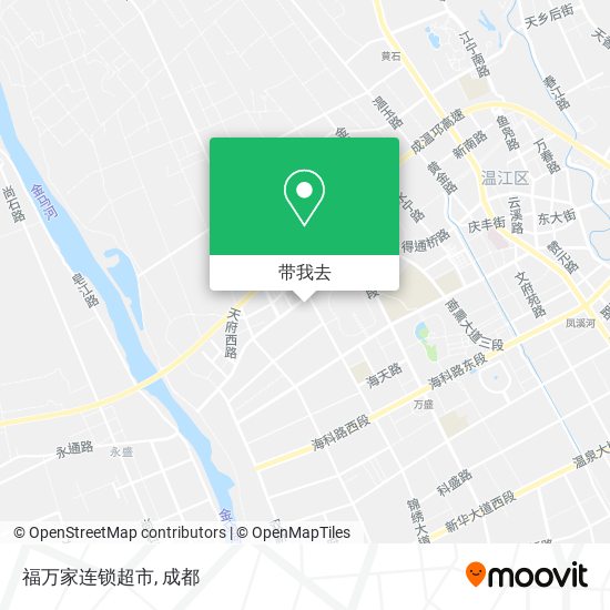 福万家连锁超市地图