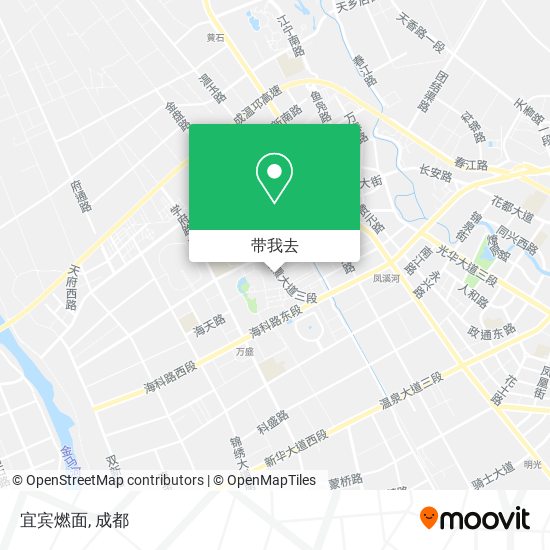 宜宾燃面地图
