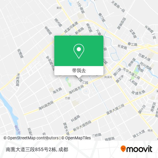 南熏大道三段855号2栋地图