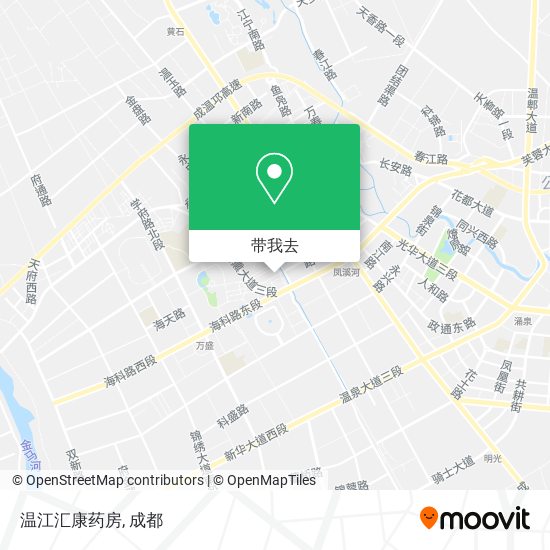 温江汇康药房地图