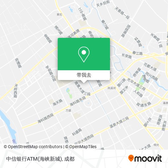 中信银行ATM(海峡新城)地图