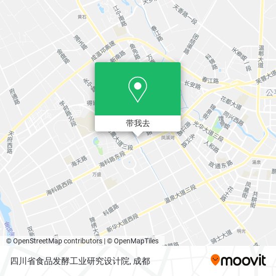 四川省食品发酵工业研究设计院地图