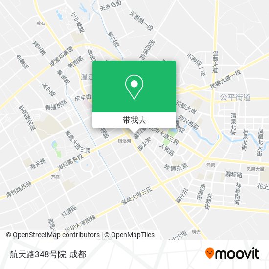 航天路348号院地图