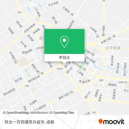 联合一百四通荣兴超市地图