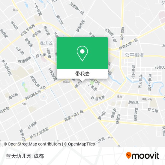 蓝天幼儿园地图