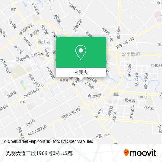 光明大道三段1969号3栋地图