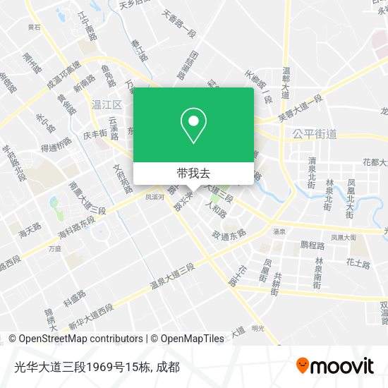 光华大道三段1969号15栋地图
