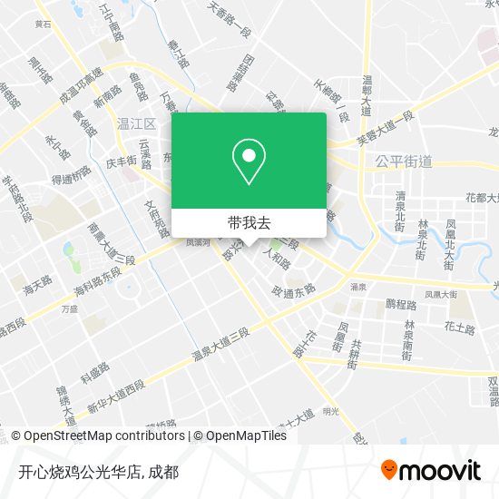 开心烧鸡公光华店地图