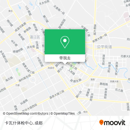 卡瓦什体检中心地图