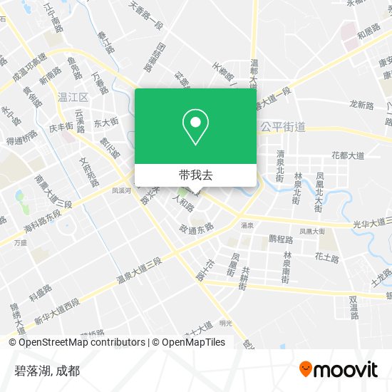 碧落湖地图