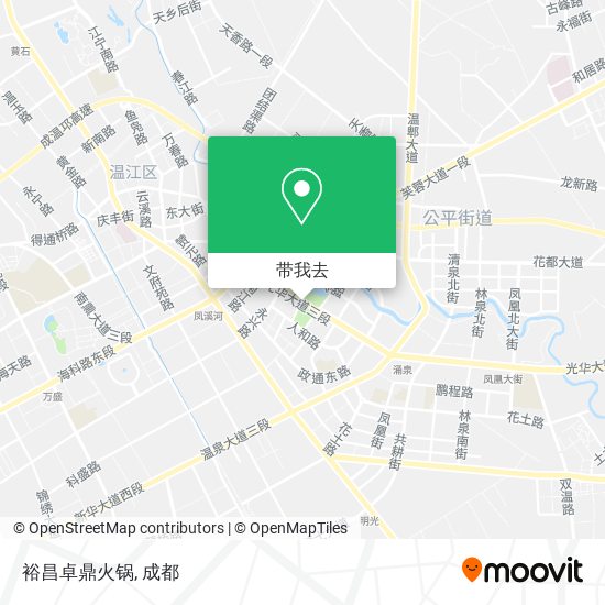 裕昌卓鼎火锅地图