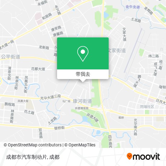 成都市汽车制动片地图