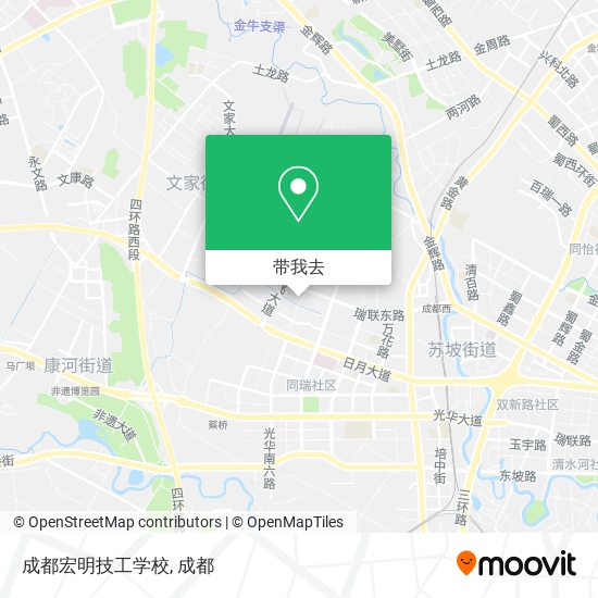 成都宏明技工学校地图