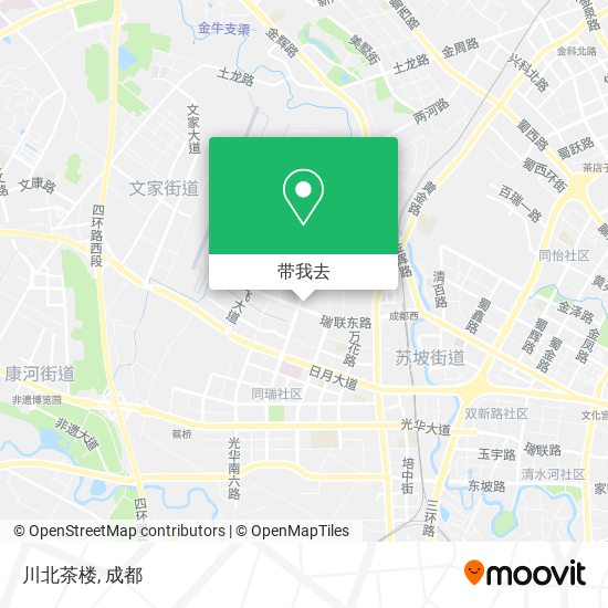 川北茶楼地图