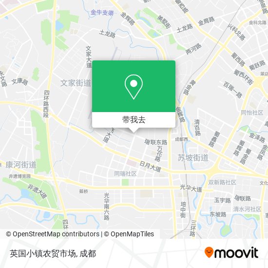 英国小镇农贸市场地图
