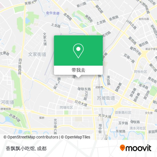 香飘飘小吃馆地图