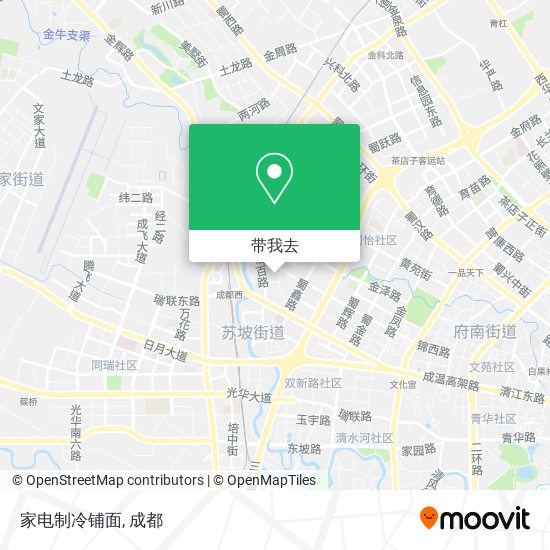 家电制冷铺面地图