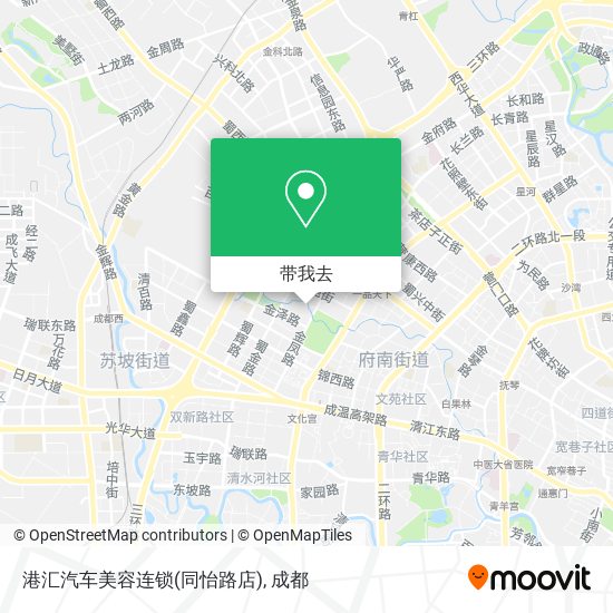 港汇汽车美容连锁(同怡路店)地图