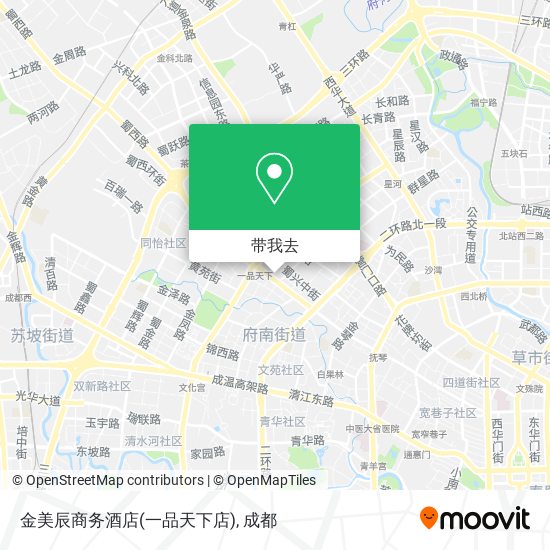 金美辰商务酒店(一品天下店)地图