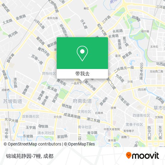 锦城苑静园-7幢地图