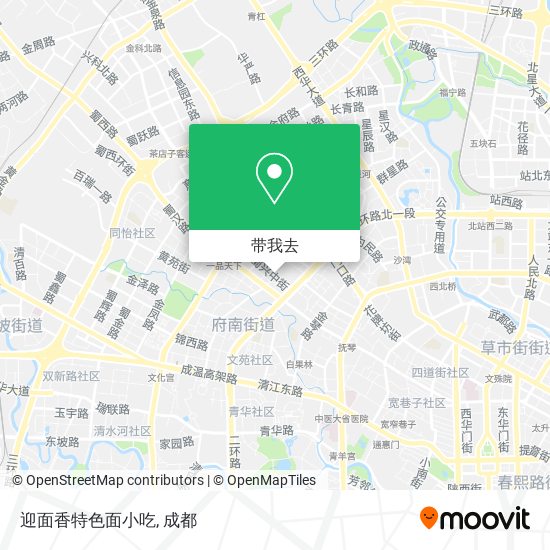 迎面香特色面小吃地图
