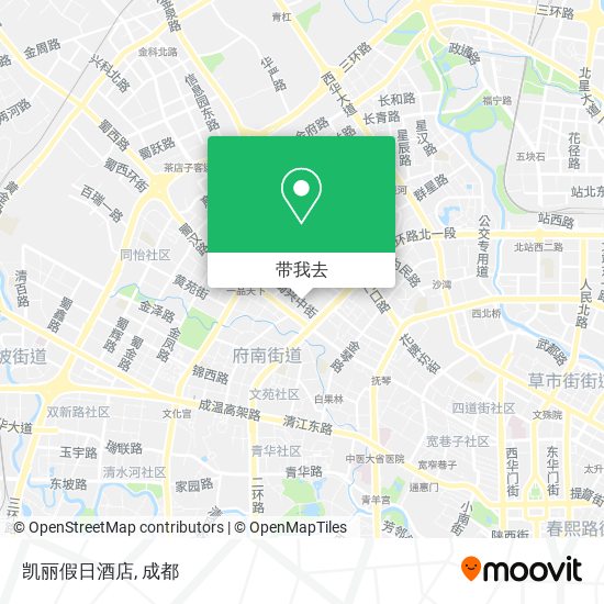 凯丽假日酒店地图