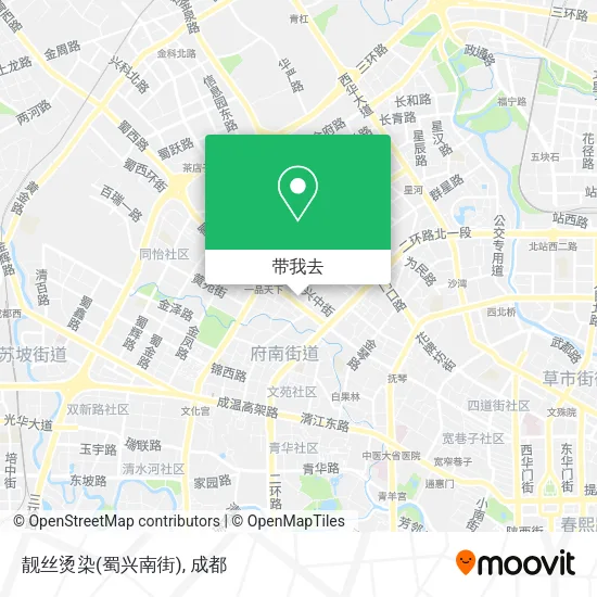 靓丝烫染(蜀兴南街)地图