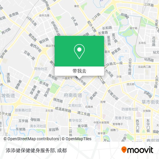 添添健保健健身服务部地图