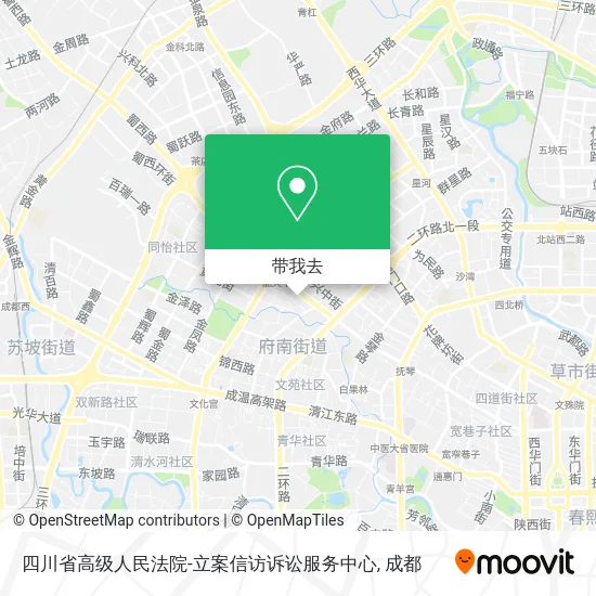 四川省高级人民法院-立案信访诉讼服务中心地图
