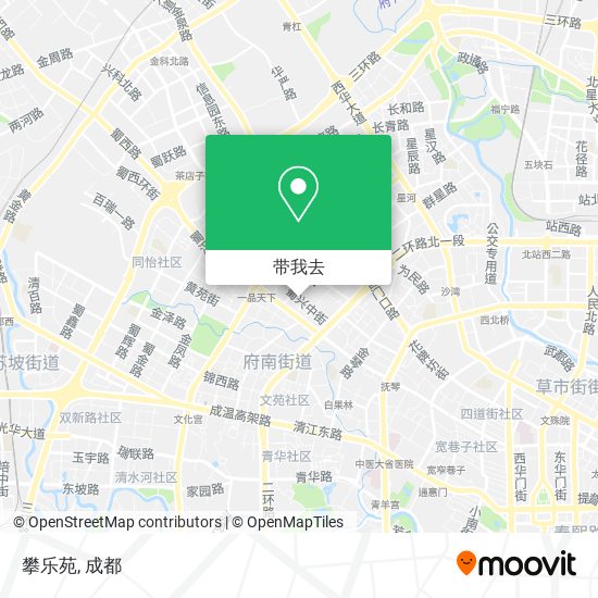 攀乐苑地图